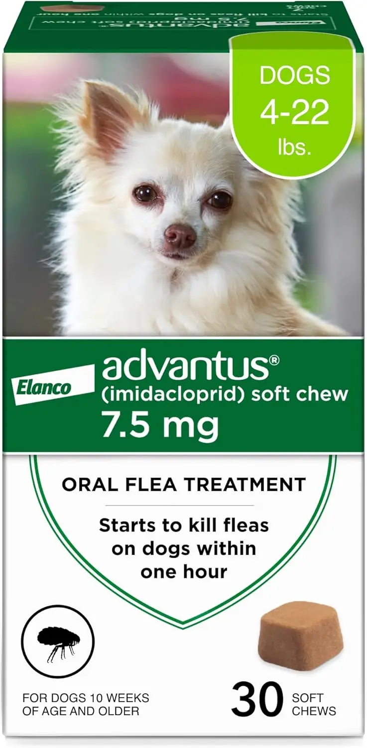 Flea Treatment for Dogs 4-22 lbs. 30 ct.