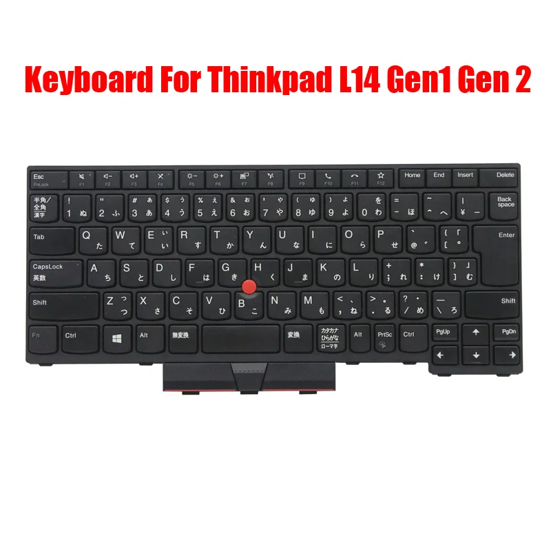 

Клавиатура для ноутбука Lenovo, для Thinkpad L14 L14 Gen 2 Japanese JP JA 5N20W67678 5N20W67750 5N20W67714, без подсветки, черная, новая