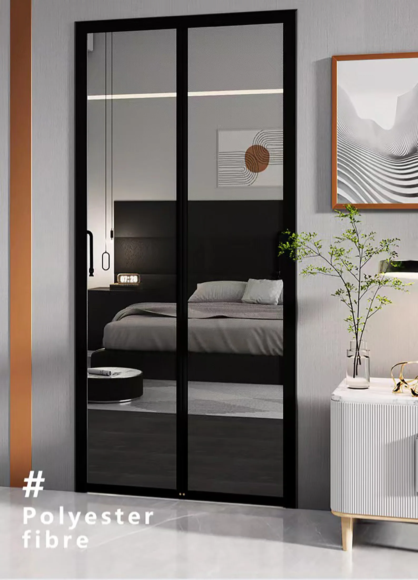 

Magnetic Mosquito Net Door Curtain Customized Size Door Curtain Mosquito proof Door Screen Window Automatic Closing Invisible Me