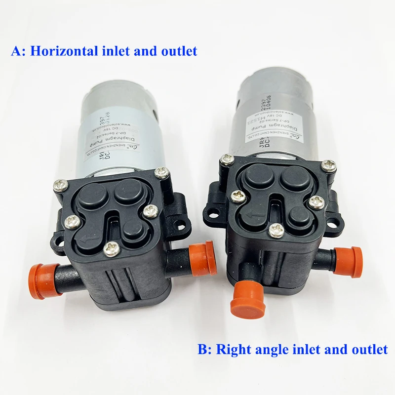 1PC DC 18V 555 มอเตอร์ไดอะแฟรม Water Jet ปั๊ม 8bar แรงดันสูงสําหรับน้ําปืนเก็บปั๊ม 1