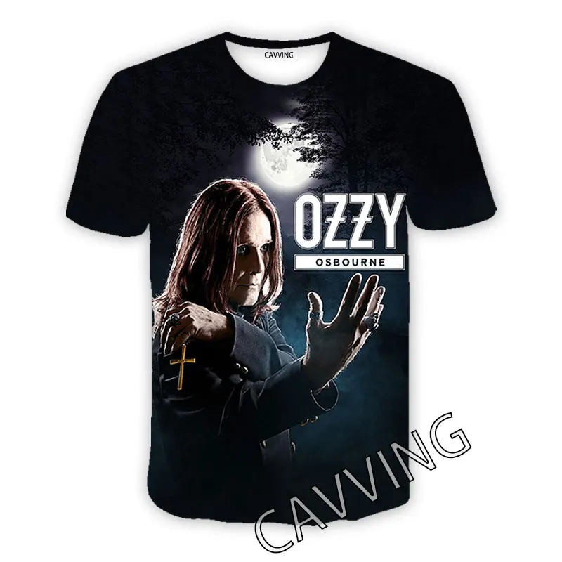 New Fashion Women/Men's 3D Print OZZY OSBOURNE Casual T-shirts Hip