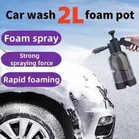 Quick Clean Car Wash Foam Sprayer Pneumatic Handheld 2L Car Home Disinfectant Water Bottle High Pressure Foam Convenient 1