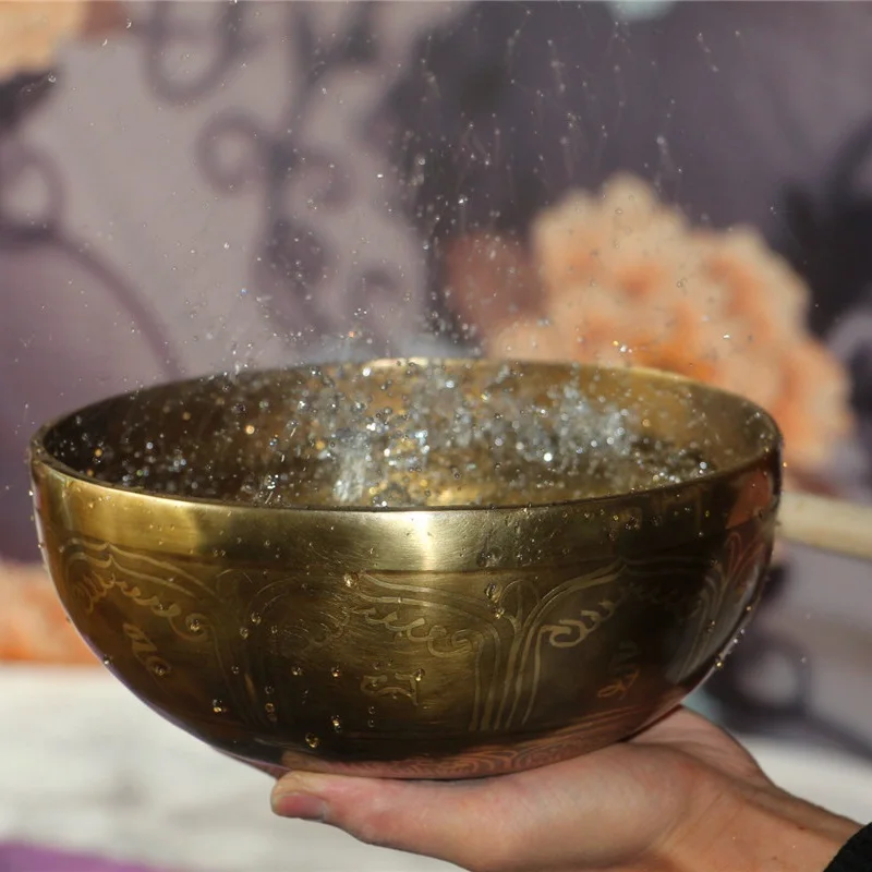 Smudge Vintage Meditation Singing Bowl Ciotola Per Zuppa Di Rame Strumento Musicale Tibetano Campane Tibetano Strumenti A Percussione