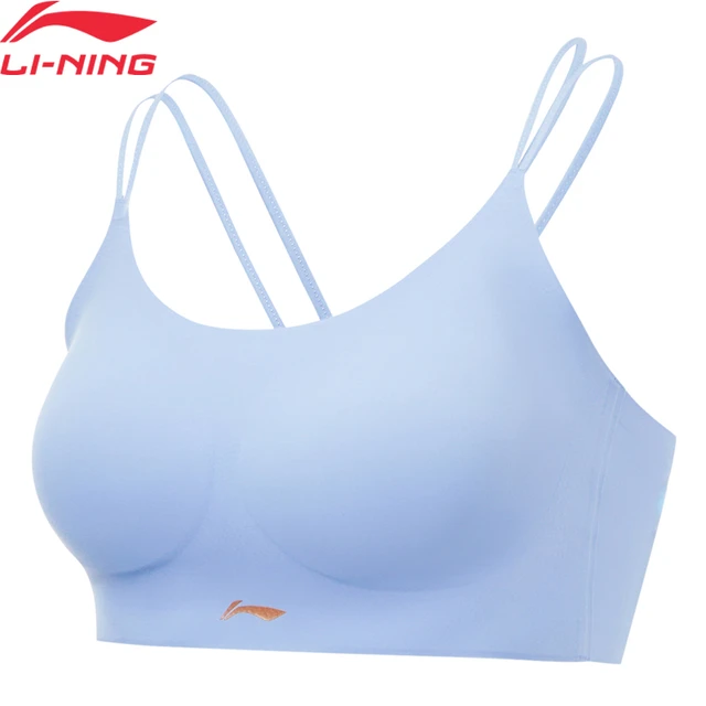 Li-Ning Women Training Sports Bra Light Support Breathable 55%Nylon  45%Spandex Tight Fit Comfortable Corss Strap Bras AUBT042 - AliExpress