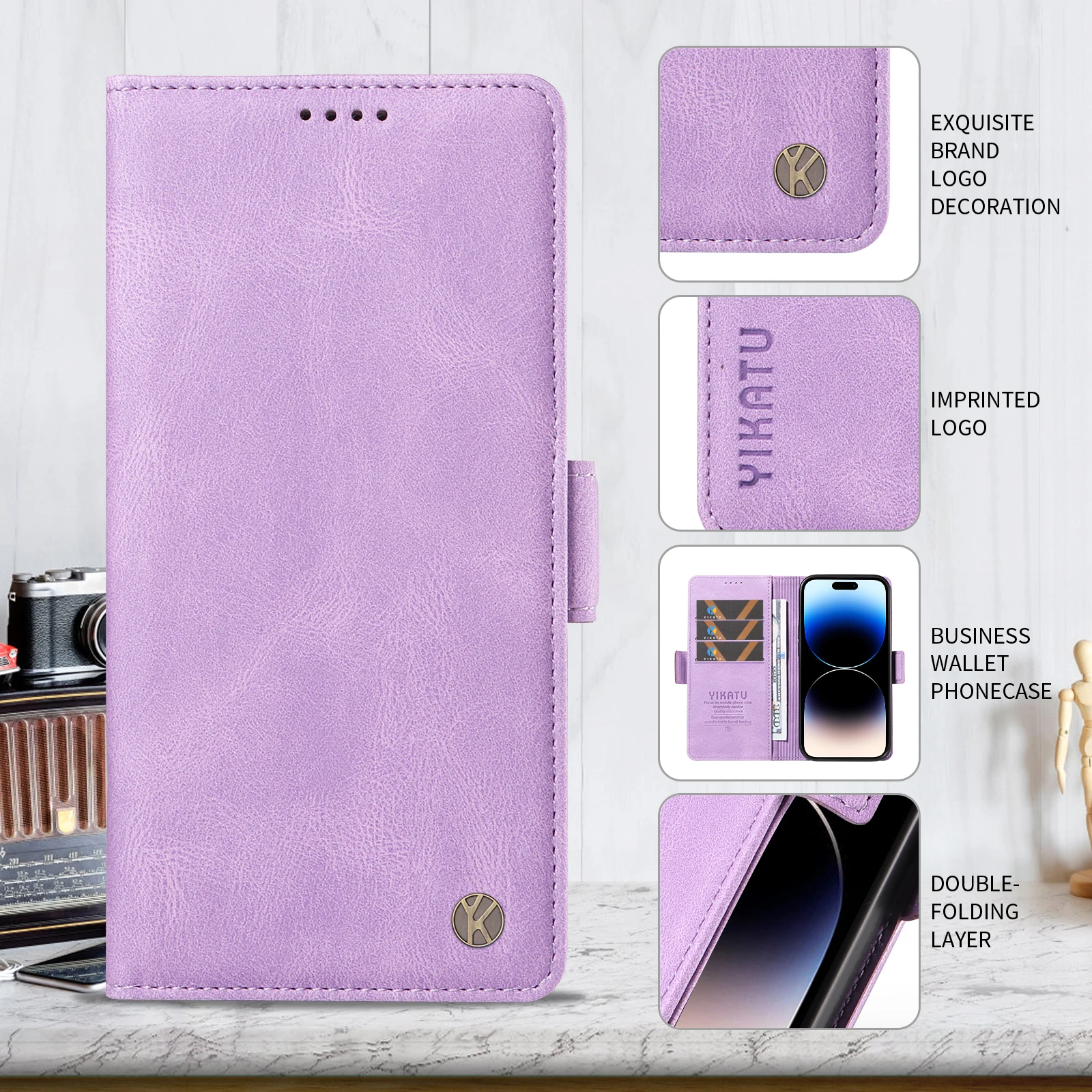 Universal Wallet Case for Realme Smartphones - Stylish and Protective