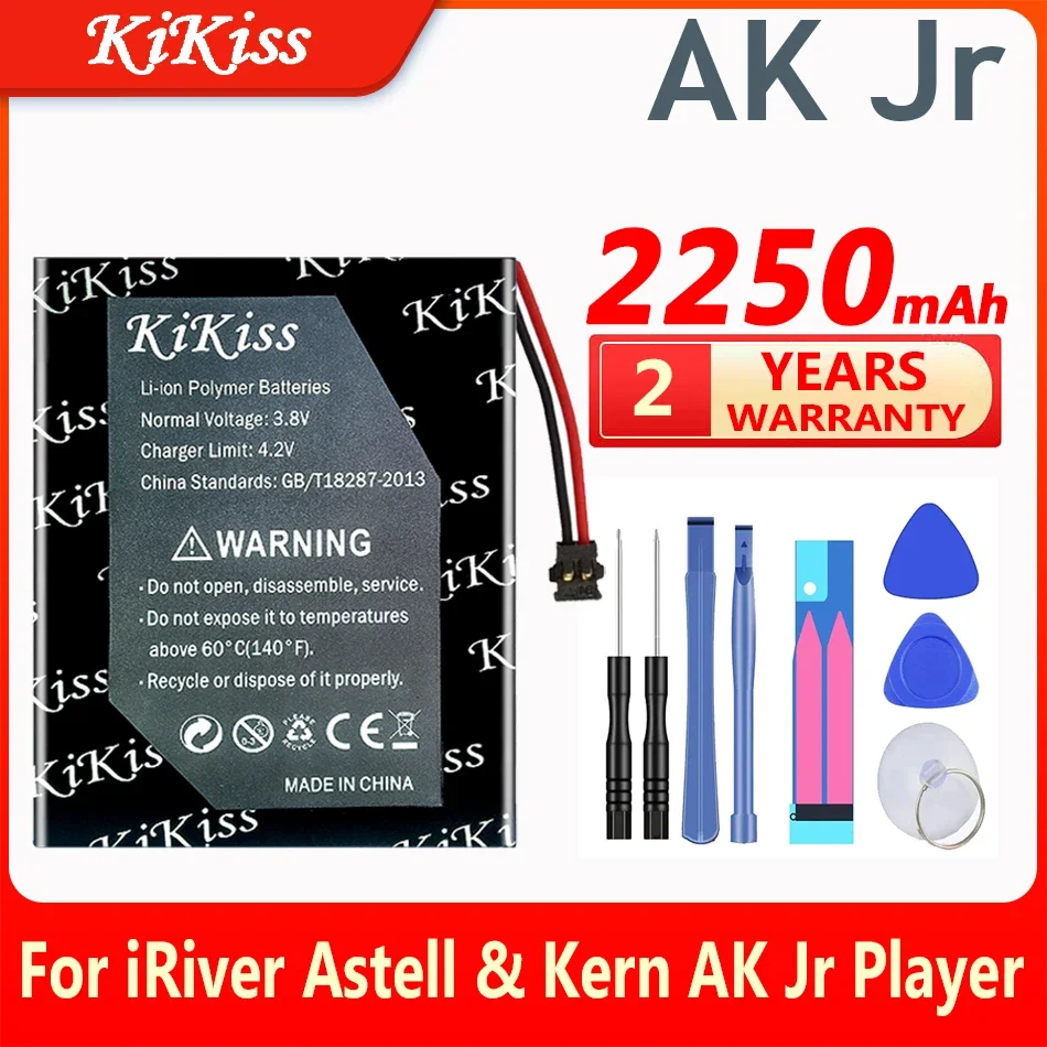 

Сменный аккумулятор KiKiss 2250 мАч для iRiver Astell & Kern AK Jr, динамик, литий-полимерная фотография