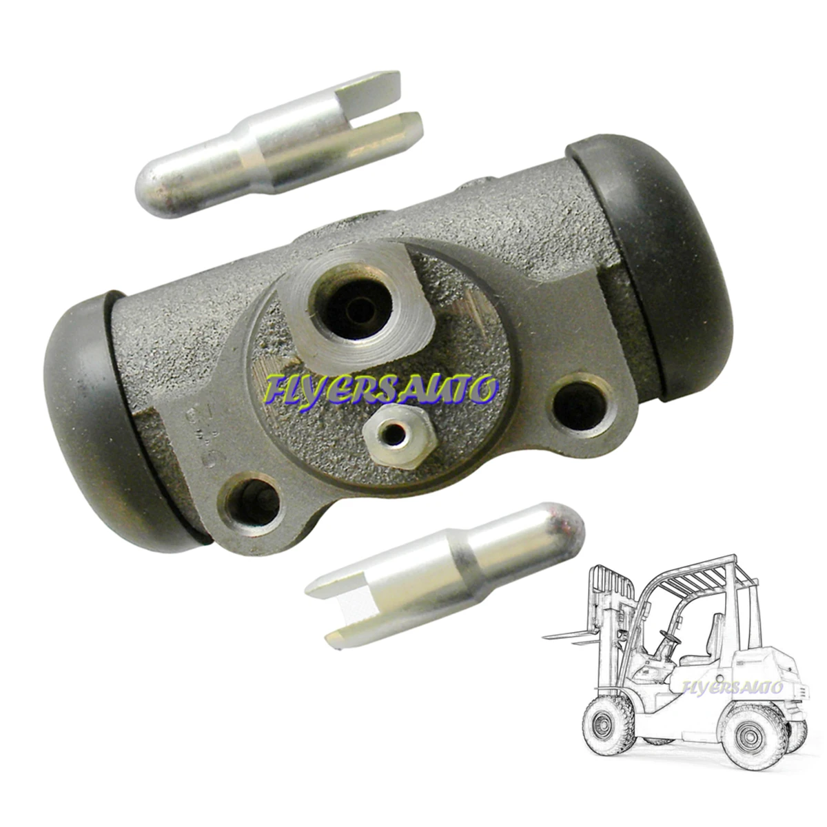 Brake Wheel Cylinder 47410-23420-71 17518 for TOYOTA 7FB20-30 7FD20-30 8FB20-30 8FD20-30 #FLYERSAUTO Forklift Parts