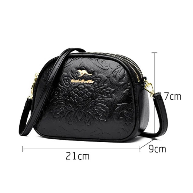 Vintage Print Small Shoulder Bag Crossbody Bags for Womem Casual