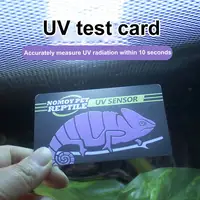 1/5/10/15/20PCS UVB Ultraviolet Tester uv Test Card Reptile Light Test Small Card Pet Products Quick Tester 1