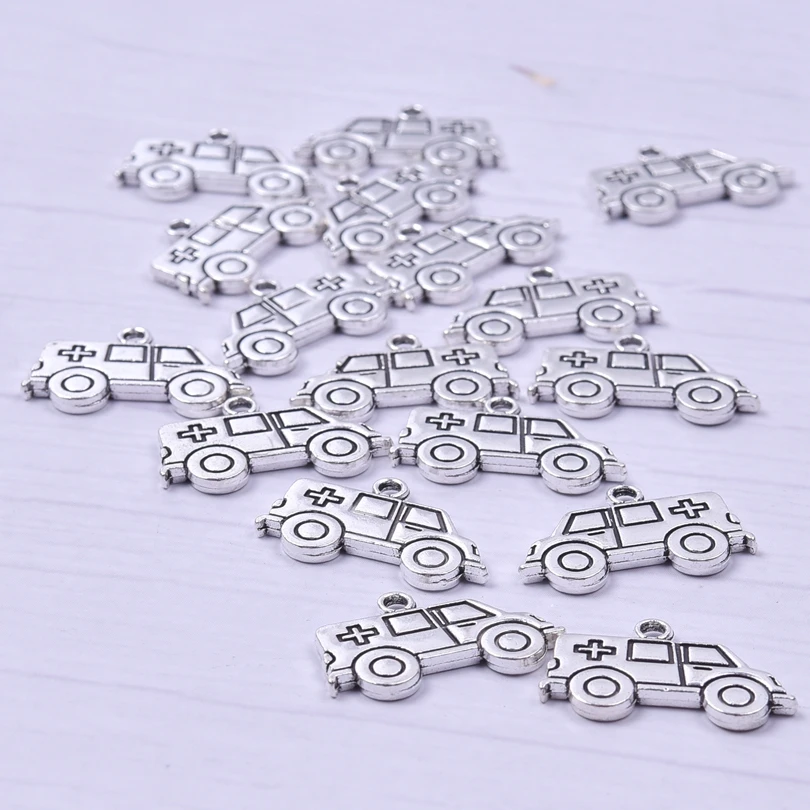 20Pcs/Lot Medical Doctor Nurse Hat Medicine Syringe Stethoscope Charms Ambulance Hospital Pendant For Diy Jewelry Making Bulk 5