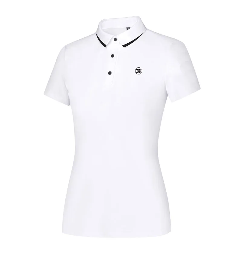 Women's golf shirt short Sleeve Slim Fit Versatile Quick Drying Breathable Casual Sports Stretch T-shirt Tennis running
