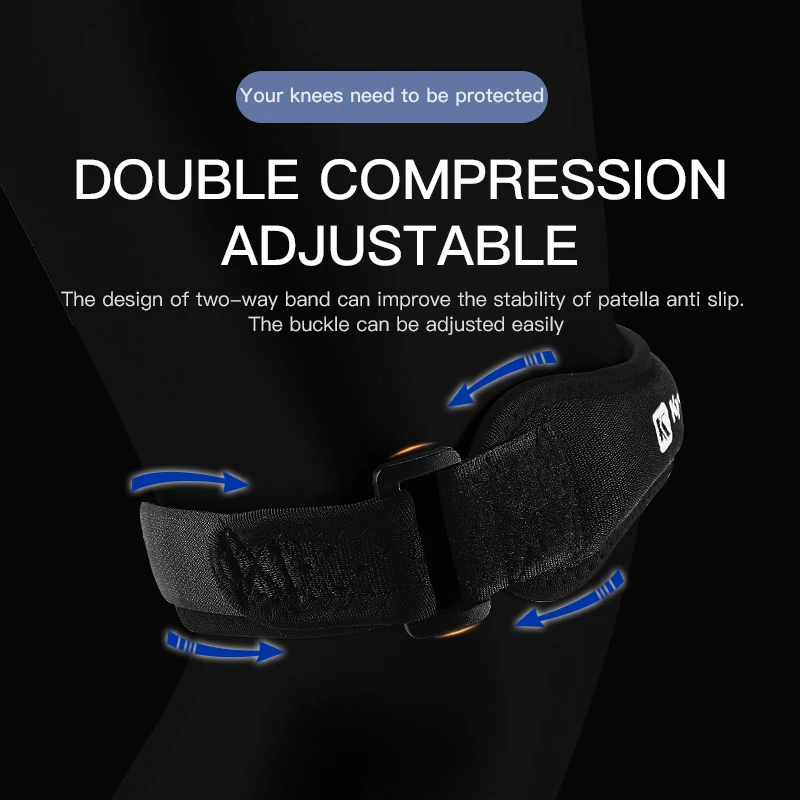 1Pcs Vilico Adjustable Knee Pad Pain Relief Patella Stabilizer Knee Brace Support For Hiking Football Basketball Running Sport knee pad knee support knee support sleeve knee brace knee wraps