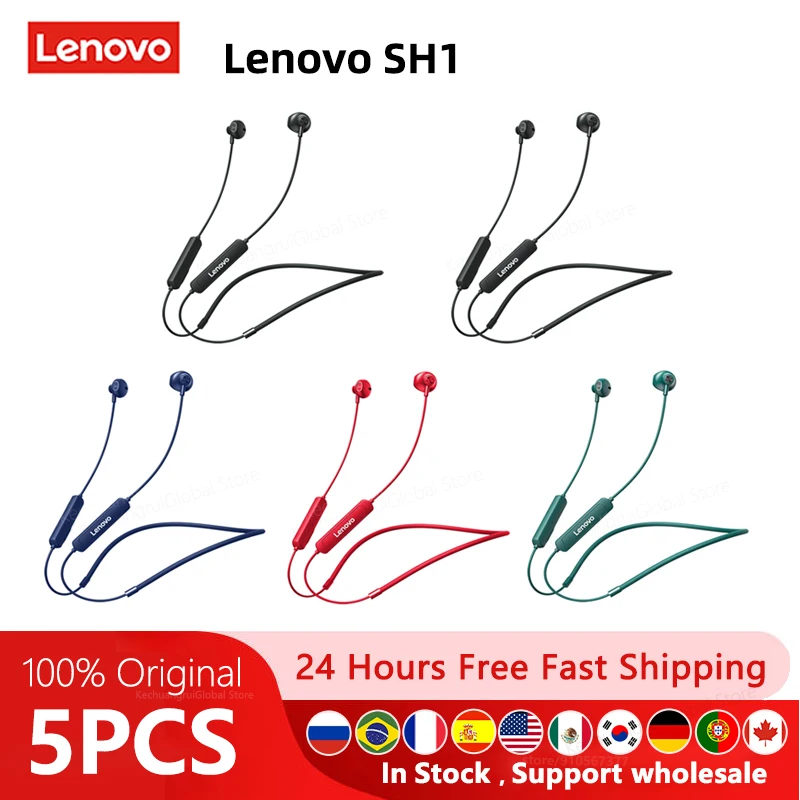 Lenovo-auriculares-inal-mbricos-SH1-con-Bluetooth-dispositivo-de-audio ...