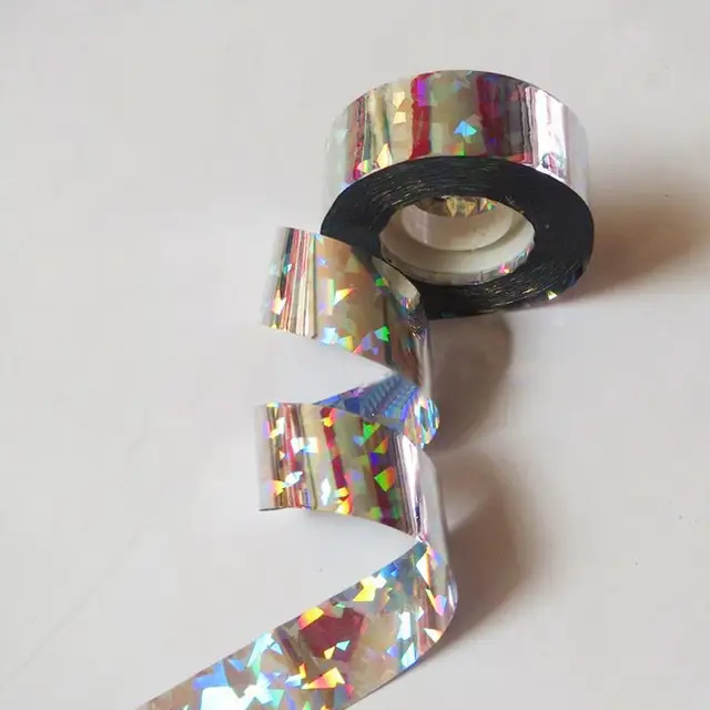 Villanó Fényvisszaverő Madár Ijesztő Szalag Anti Öv Kis Állatok Lézercsomagok Kerti Gyümölcsös Kontroll - Image 2