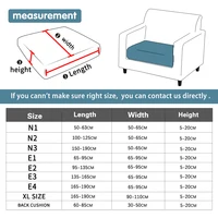 Waterproof PU Elastic Sofa Seat Covers Loveseat Sofa Furniture Protector Slip Cover for Settee Seater Replacement Living Room 2
