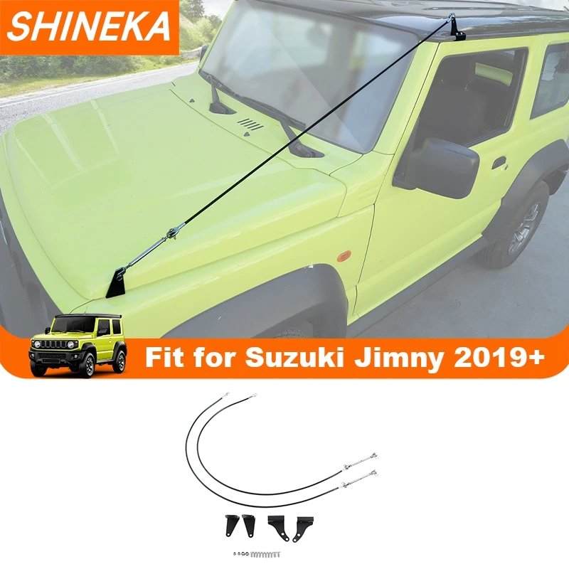 SHINEKA Obstacle Eliminate Rope Protector for Suzuki Jimny Up JB64 JB74 Limb Risers Kit Accessories rope protector kit