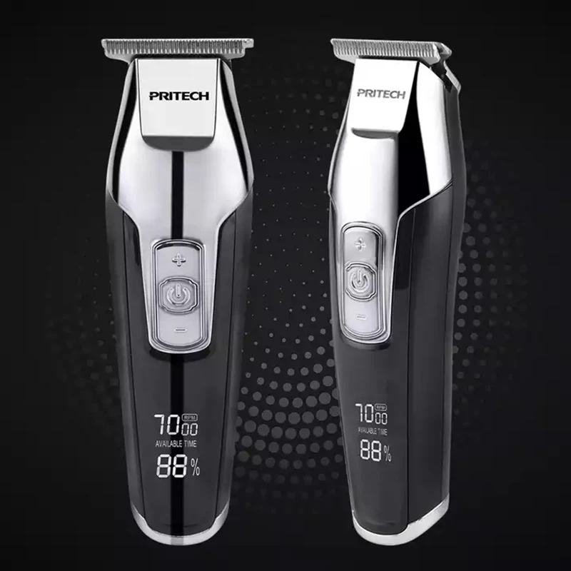 Hair Clipper Electric Shaver Hair Trimmer Youpin Pritech Professional Hair Machine LCD Display Beard Trimmer for Men PR-2212A Rechargeable Men's Shaver Electric Clipper