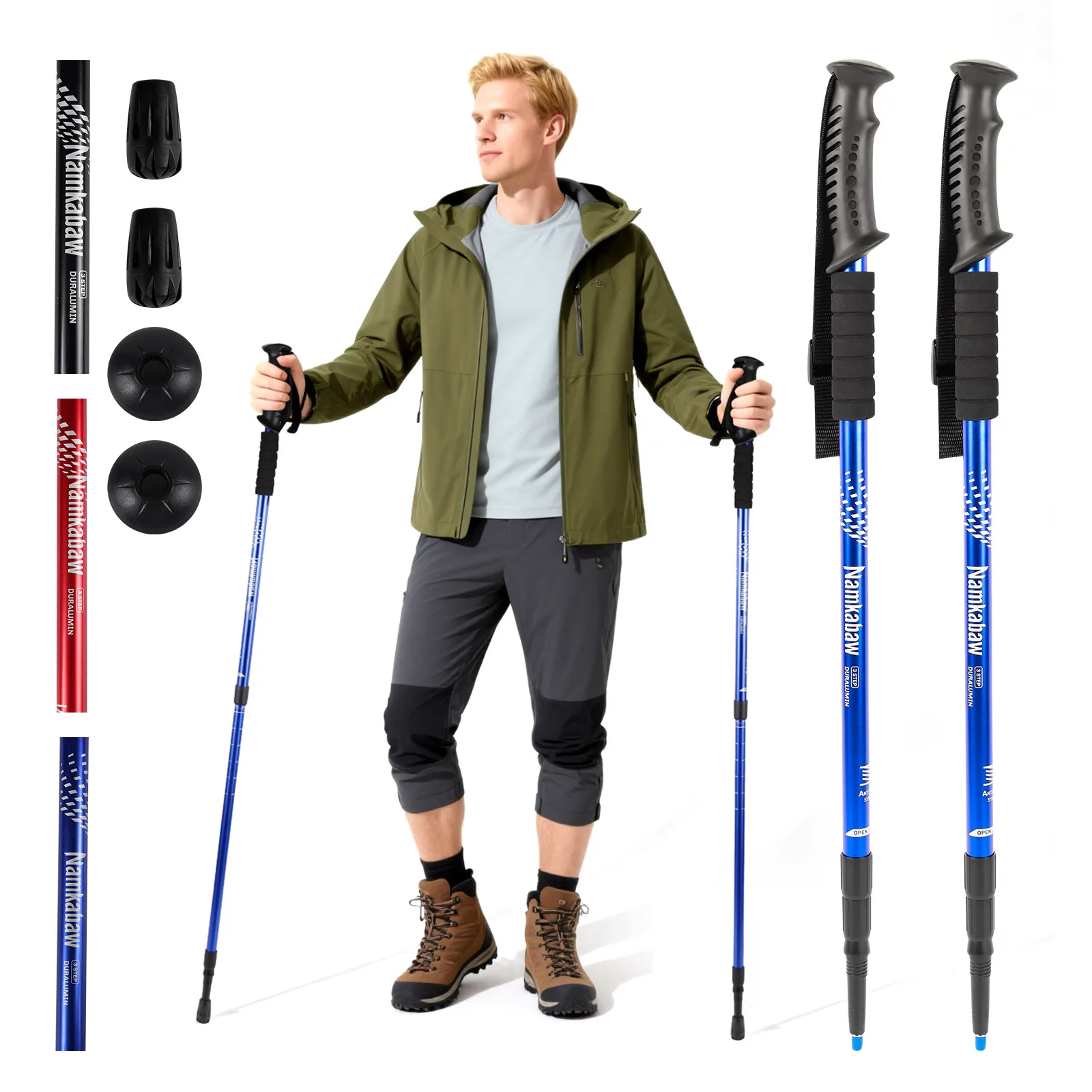 NONECN ultralight trekking poles image 1