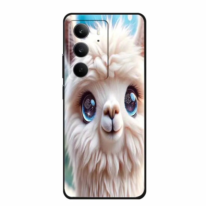 Fashion Black Silicone Soft Phone Case - Protective Back Cover