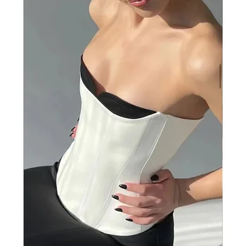 Sexy Corset Top Women Elegant Lingerie Bustier Summer Fashion Bustiers Tank Top Ropa Mujer Vintage Streetwear Woman Clothes
