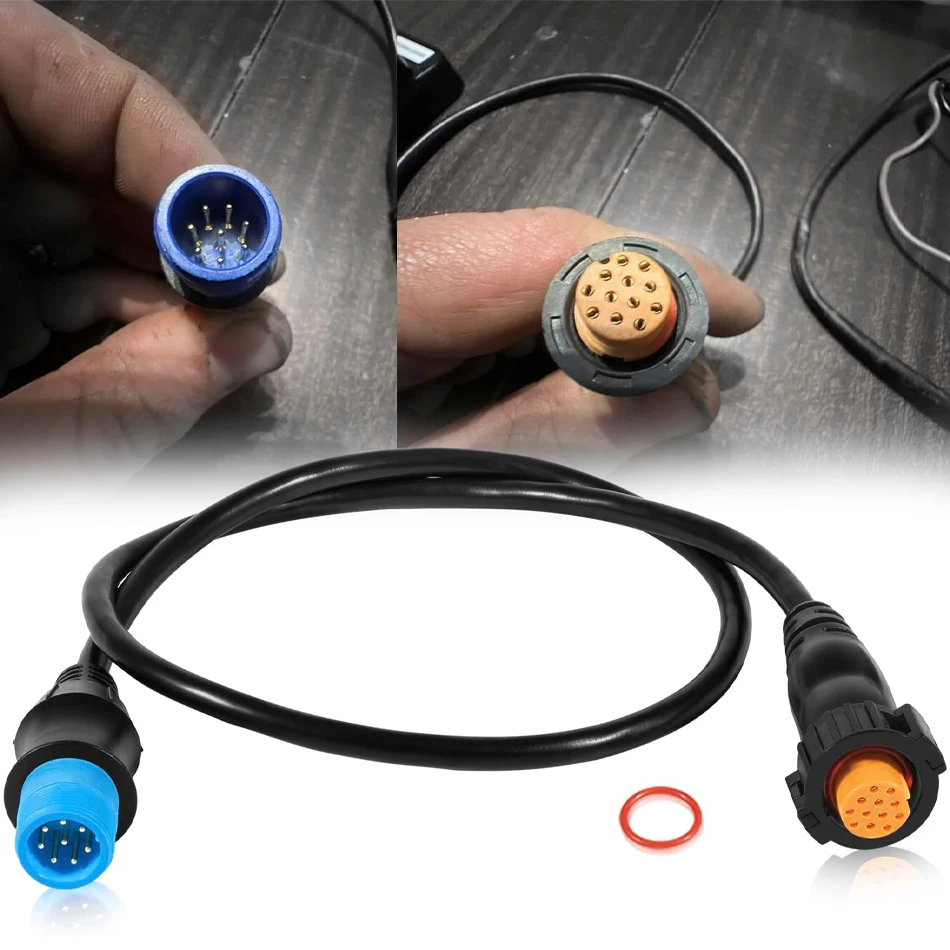 Adattatore Mx 010-12122-10 Adattatore Xid Da Xdcr A 12 Pin Xid Per Garmin Airmar, Echomap Chrip, Echomap Uhd, Echomap Ultra