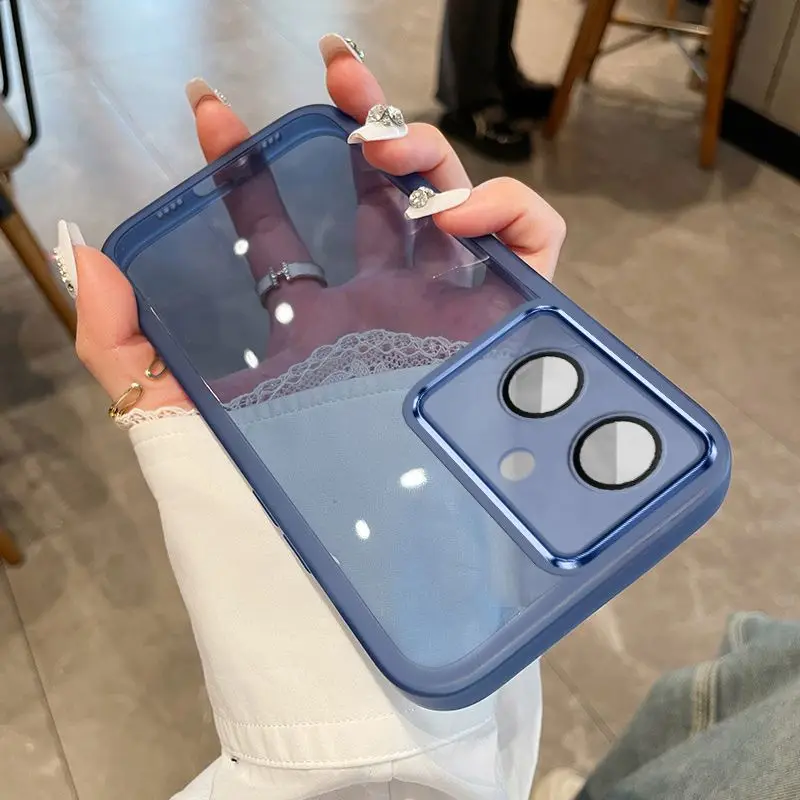 Luxury Soft Bumper Clear Back Cover Phone Case