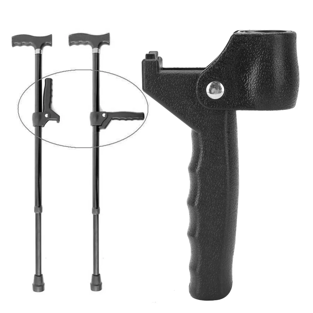 Walking cane Walking stick attachment Crutch accessory kit Portable Old Man Walking Cane Crutch Replacement Accessories Handle Diameter 22mm Elderly Booster Walking Stick Auxiliary Handle