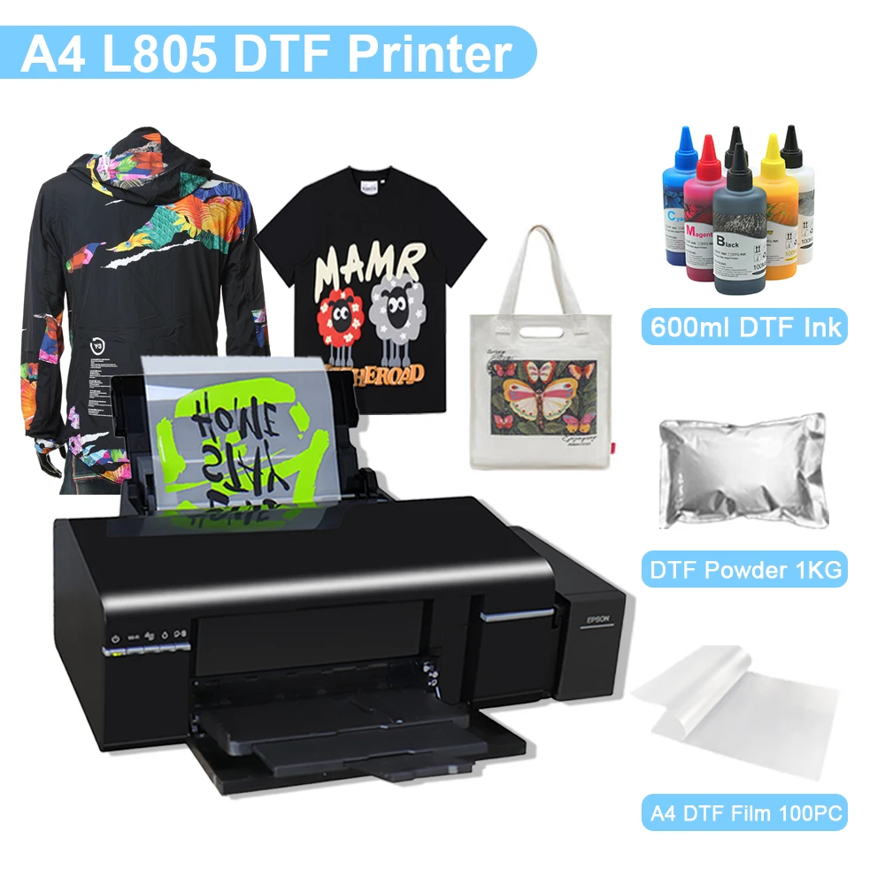 A4 Dtf Printer Machine For Epson L805 For Dtf Ink And Pet Film Printing ...