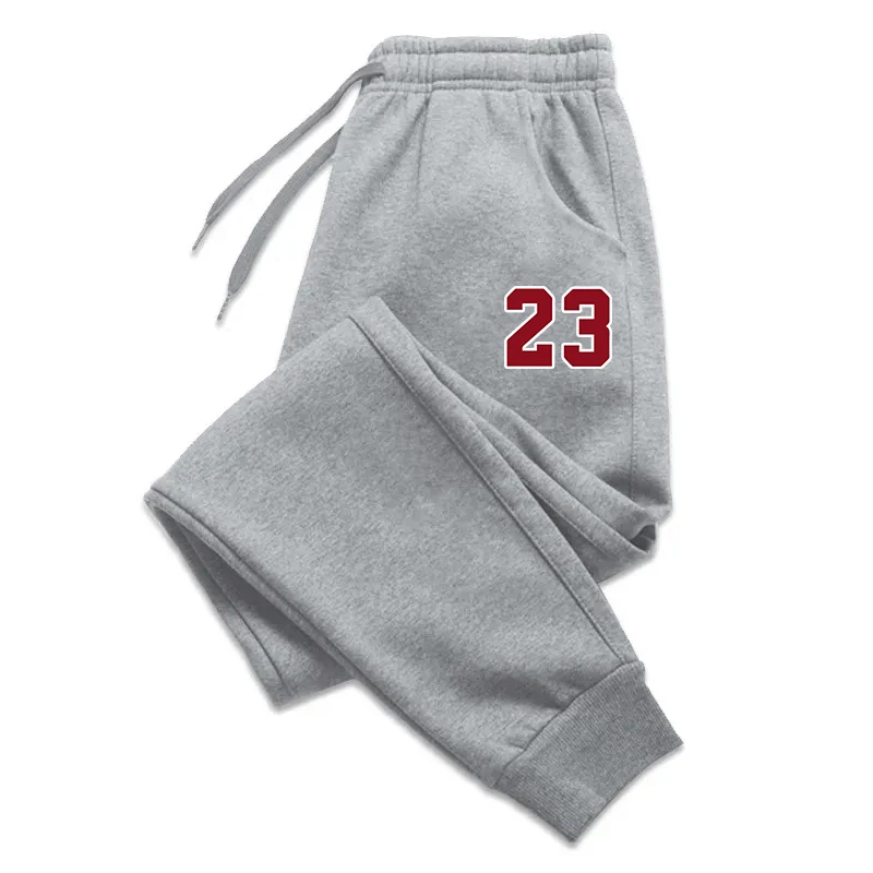 Men's Luxury Printed Sports Pants Warm Jogging Pants Multi-Pack Outdoor Straight Pants Autumn and Winter New 5