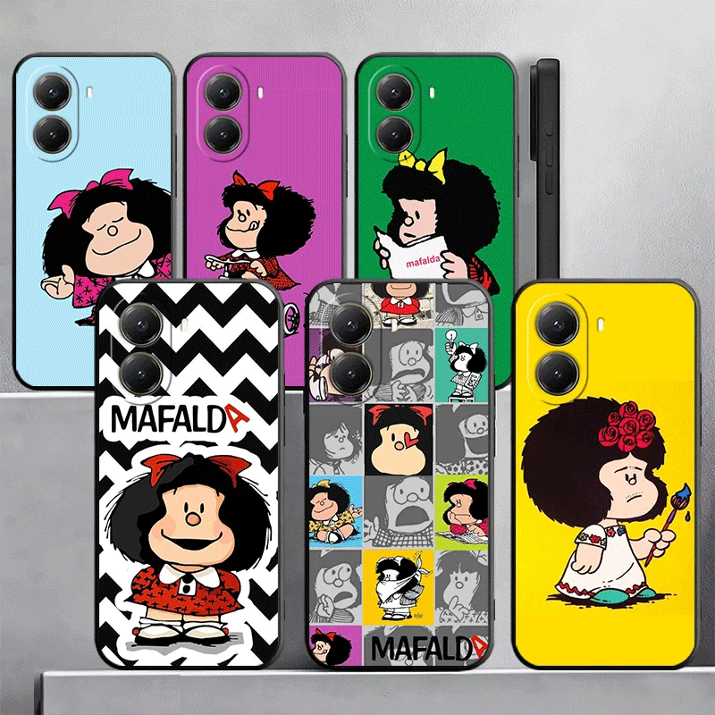 Mafalda Cartoon Cute Soft Phone Case