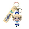 Genshin Impact Kaede Plains Manabe Raiden General Noelle Keychain Cartoon Doll Doll Pendant Couple Car Bag Keychain Creative Gif 5