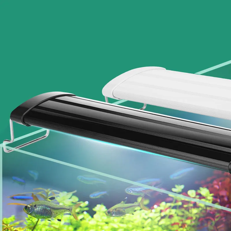 Getand rekenkundig klimaat Aquarium Led Verlichting 21 45Cm Hoge Kwaliteit Aquarium Licht Lamp Met  Uitschuifbare Beugels Wit En Blauw Leds past Voor Aquarium|fish tank light| aquarium aquariumlighting aquarium led - AliExpress