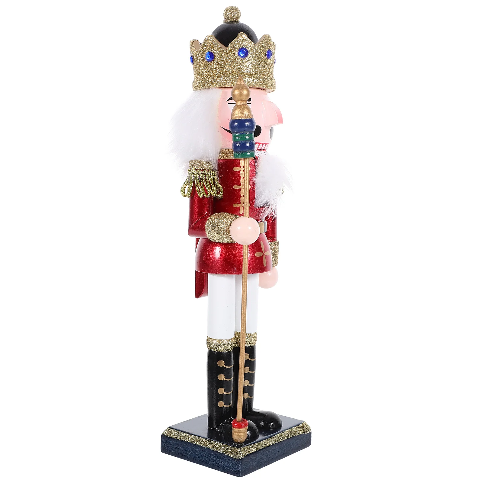 

25cm Christmas Nutcracker Figure Wooden Nutcracker Soldier Nutcracker New Year Decoration
