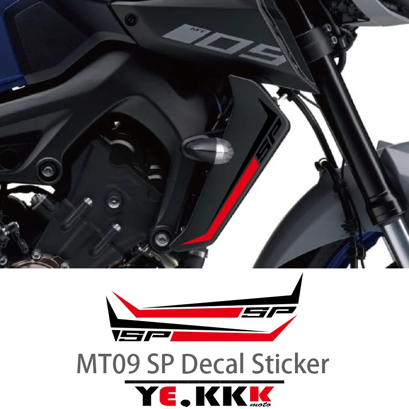 MT-09 SP Fairing Sticker Decals Hollow Reflective Radiator Rad Guard Decal Sticker Multiple Colours Available For YAMAHA MT09SP colours а