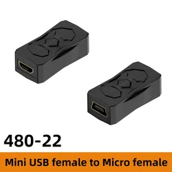 Universal USB to Micro/Mini USB Adapter Converter with High - Speed 480Mbps Transmission and 5V - 2A Output (Mi U M - Micro M480 - 22)