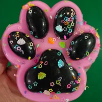 Giant Squeeze Cat Paw Toys Squeeze Toy Soft Decompressing Pinching Cat Paw Abreact Sticky Pinching and Decompressing Toy 1