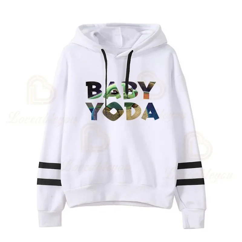 Bluza z kapturem dla chłopców Dis Mandalorian bluza z kapturem Baby Yoda Adults na nastoletnie dziewczyny odzież męska damska bluza z kapturem