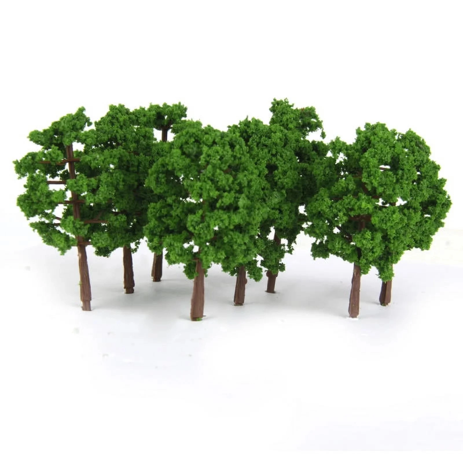 

60pcs Model Tree Building Model Tree Decorative Plastic Tree Simulate Artificial Tree For Train Railway Scene Layout Decor Model