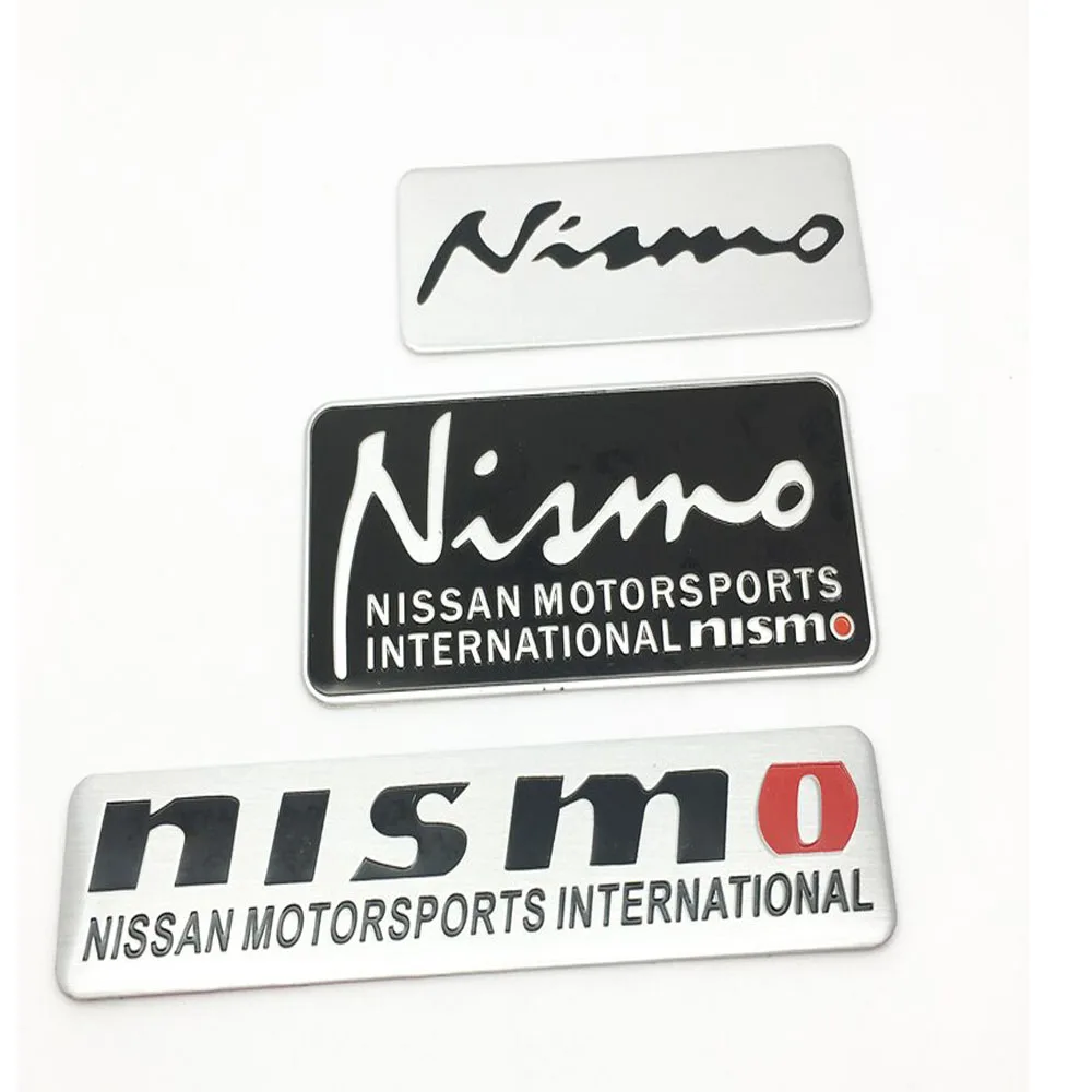 3D Car Styling Alluminio Nismo Emblema Adesivi Per Nissan Nismo Tiida Teana Skyline Juke X-Trail Almera