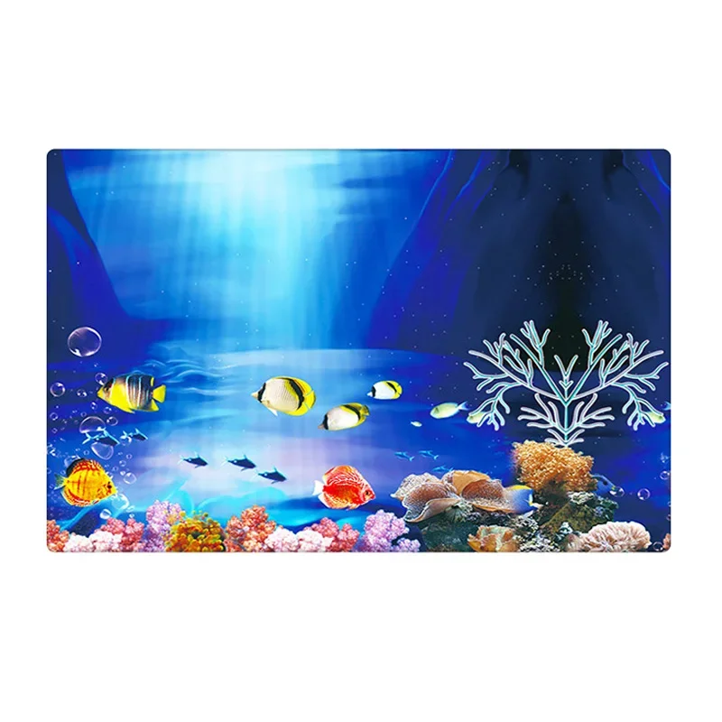 Background for aquarium decoration fish tank Plants Double-sided HD Fish Tank Landscape Sticker Wall Lanscaping fish tank decorations