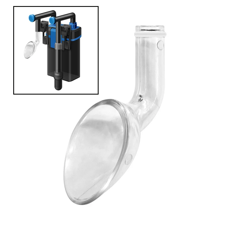 Fish Tank Accessories for Sunsun Filter Bucket Aquarium 1.2cm Water Plant Lily Pipe Water Outlet Filter Bucket Transparent