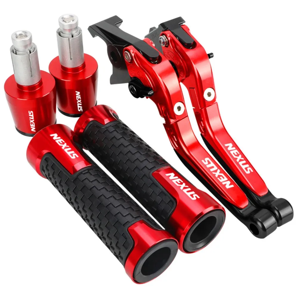 Per Gilera Nexus 500 Accessori Nexus500 Leve Frizione Freno Moto 7/8 "22Mm Manopole Manubrio Manubrio Grip Ends Spine