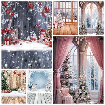 겨울 크리스마스 벽난로 사진 배경 인테리어, 빈티지 크리스마스 트리 스타킹, 가족 파티 장식, 배경 사진 스튜디오