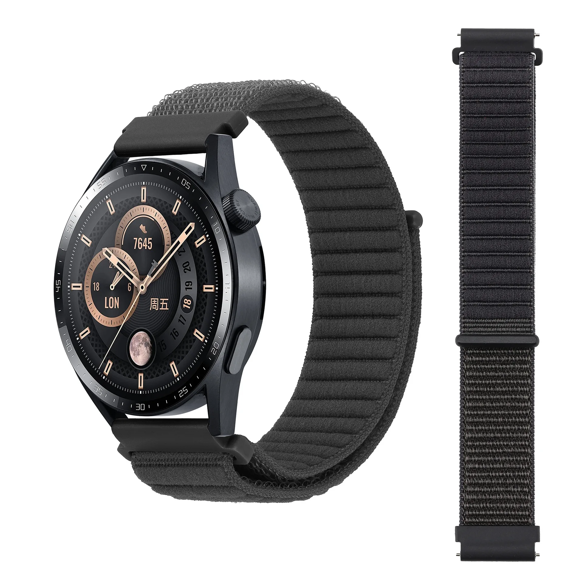 Enhanced Velcro Breathable Unisex Nylon Watch Strap