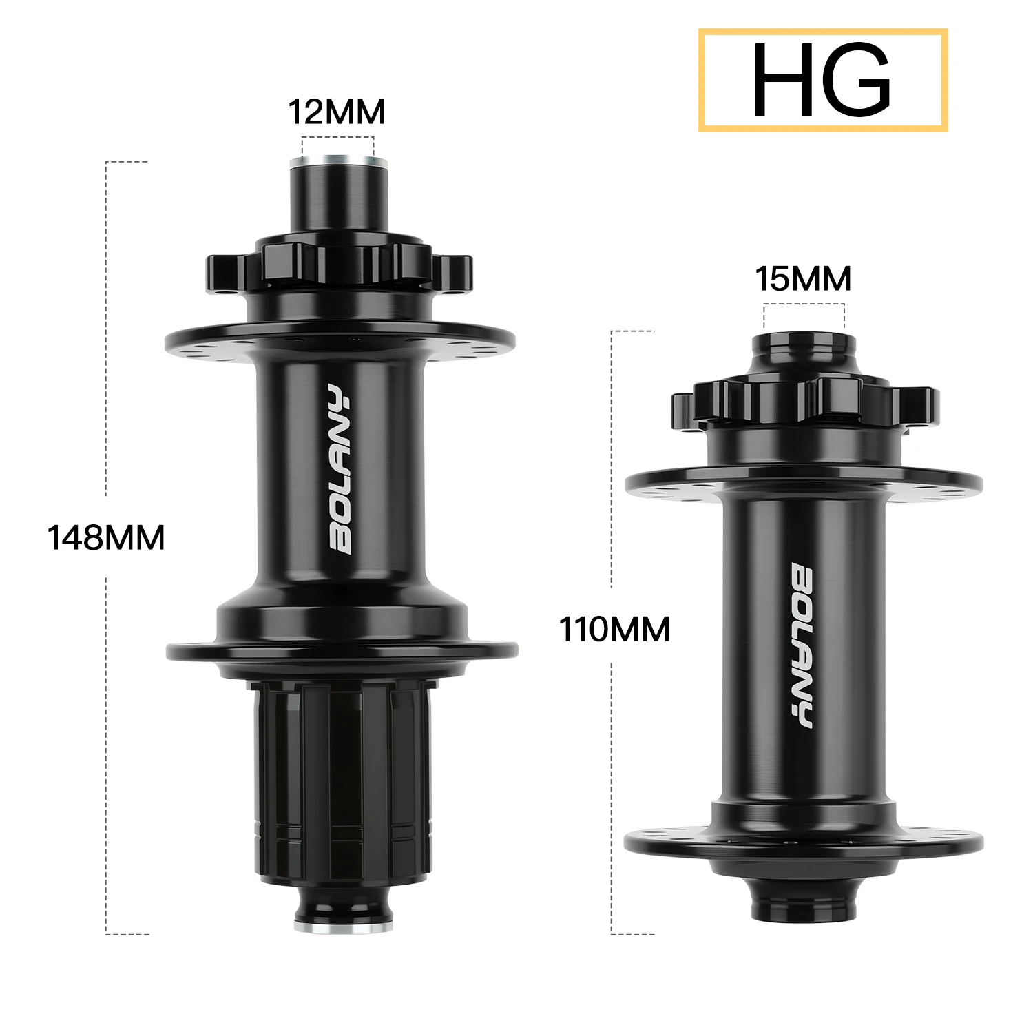 BOLANY 120クリックMTBブーストハブ 4ベアリング 32穴 HG/MS/XD対応