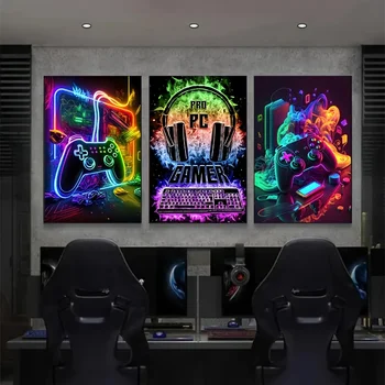 Gaming Punk Style Canvas Art 1