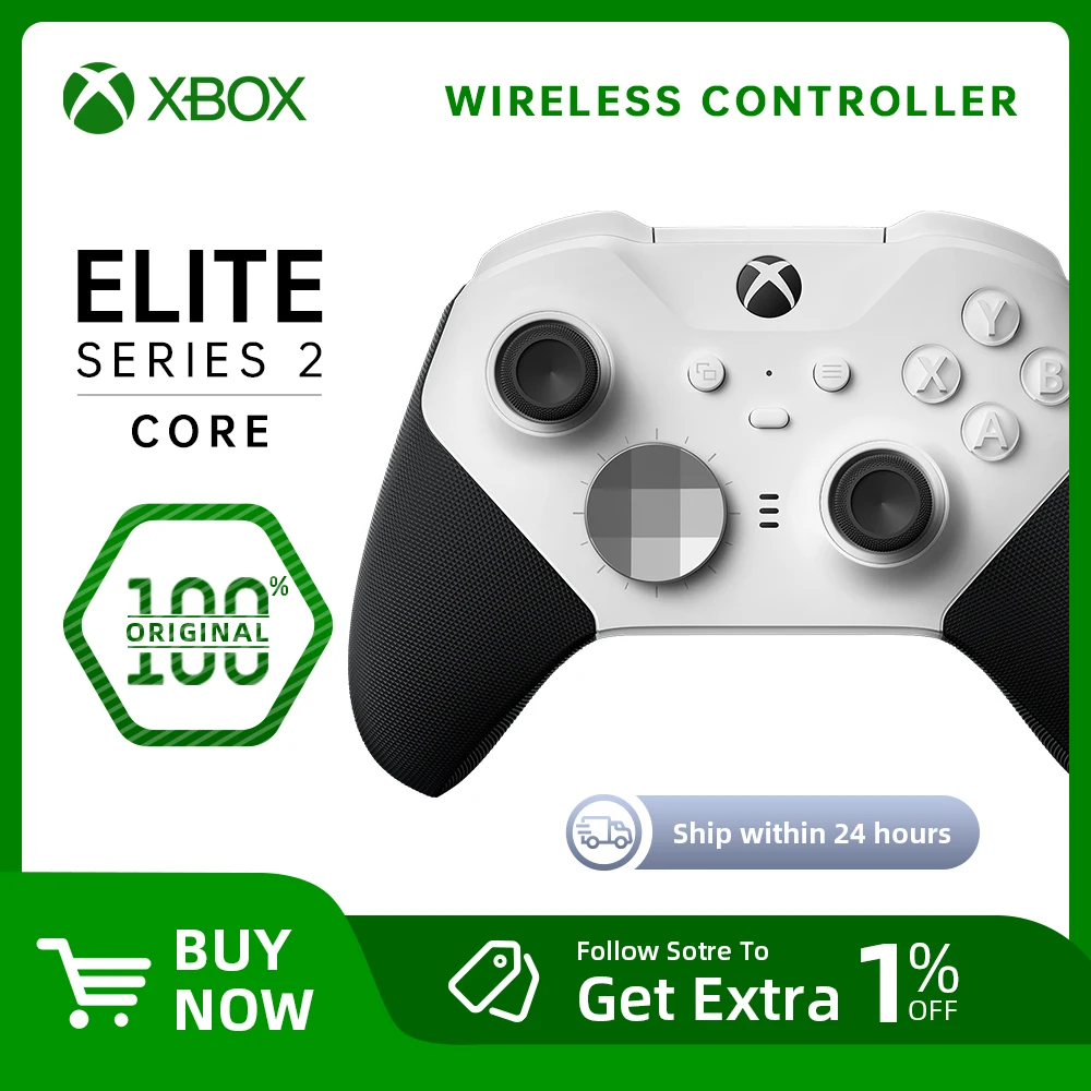 Mando Wireless Controller Elite Series 2 Core Rojo Red (Xbox Series X / Xbox  One)