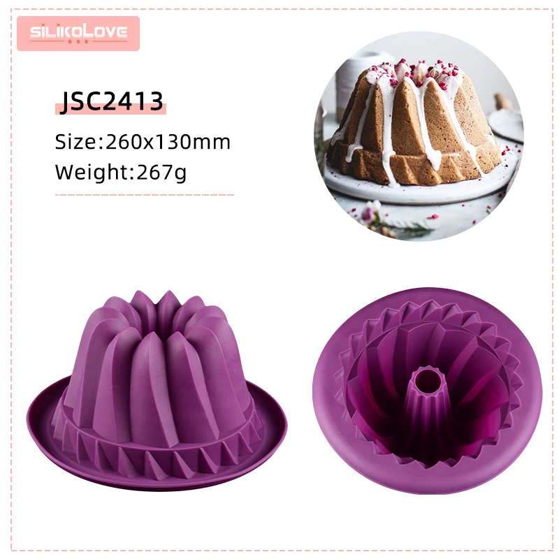 Silicone Bundt Cake Pan, Non-stick Food Grade Silicone Cake Mold, Silicone Baking  Pan, Kitchen Baking Tools - Temu