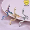 1/3Pcs Stainless Steel Exaggerated Snake Open Finger Rings For Women Men Personality Animal Aesthetic Punk Anillos Homme Jewelry 1
