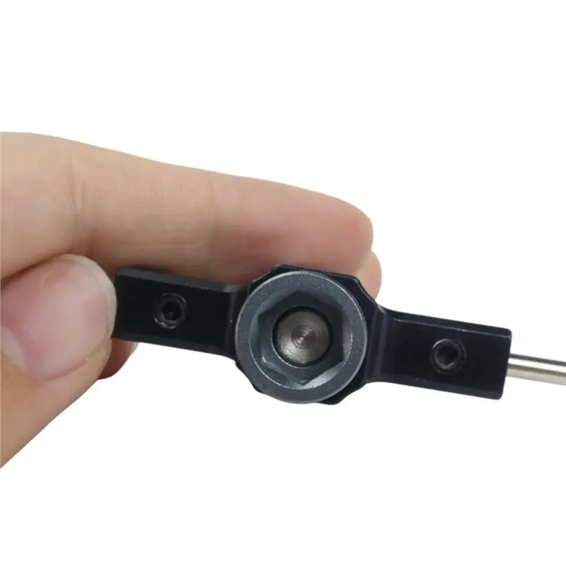 Clé à cliquet M5 pour hélices drone FPV - Outil métal avec tournevis hexagonaux 1,5/2,0mm